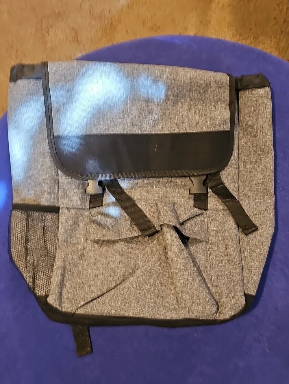 Grey Messenger/school Bag